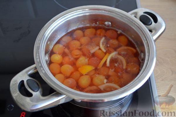 Варенье из белой черешни, с лимоном